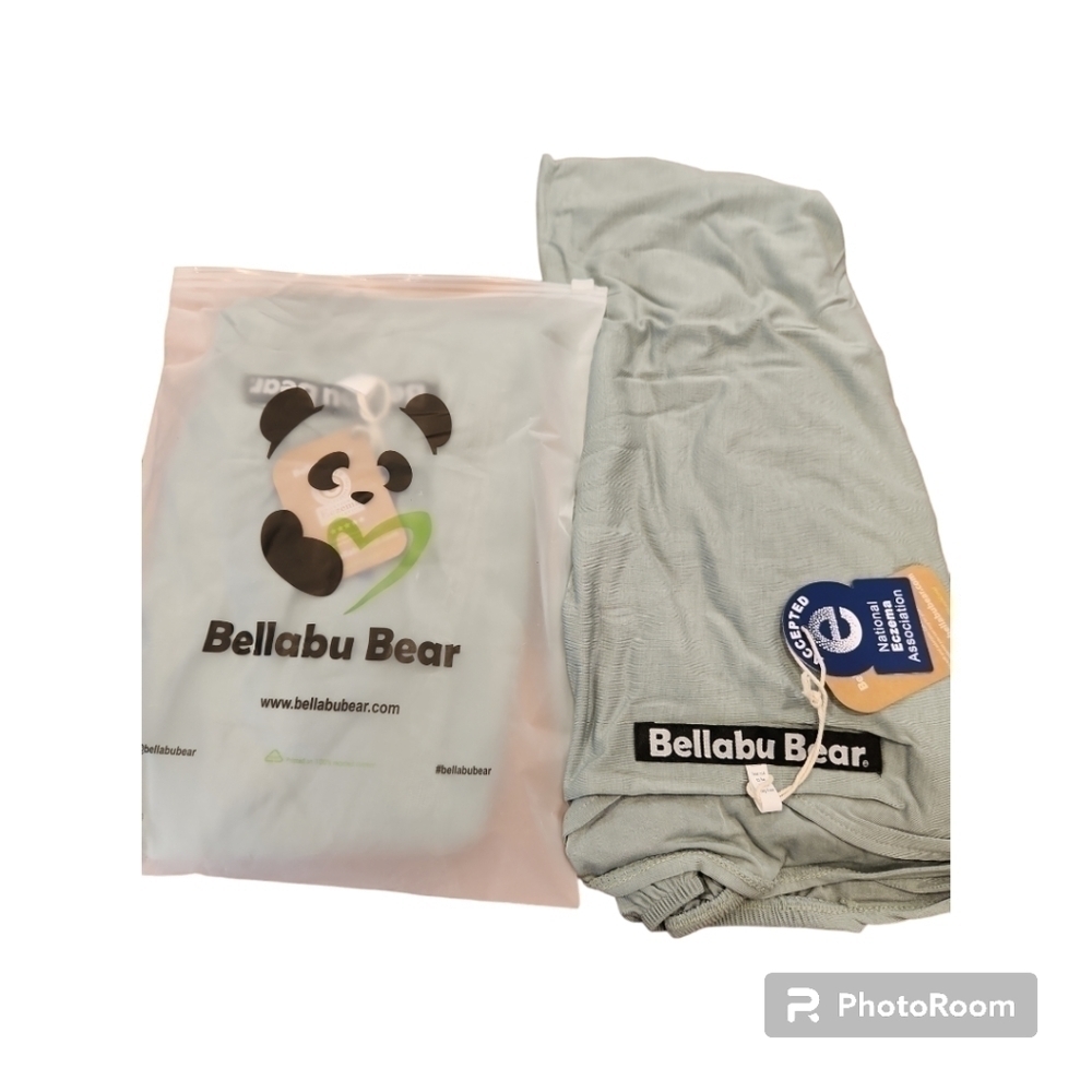 Bellabu Bear Changing Pad Cover Green - Picture 5 of 6